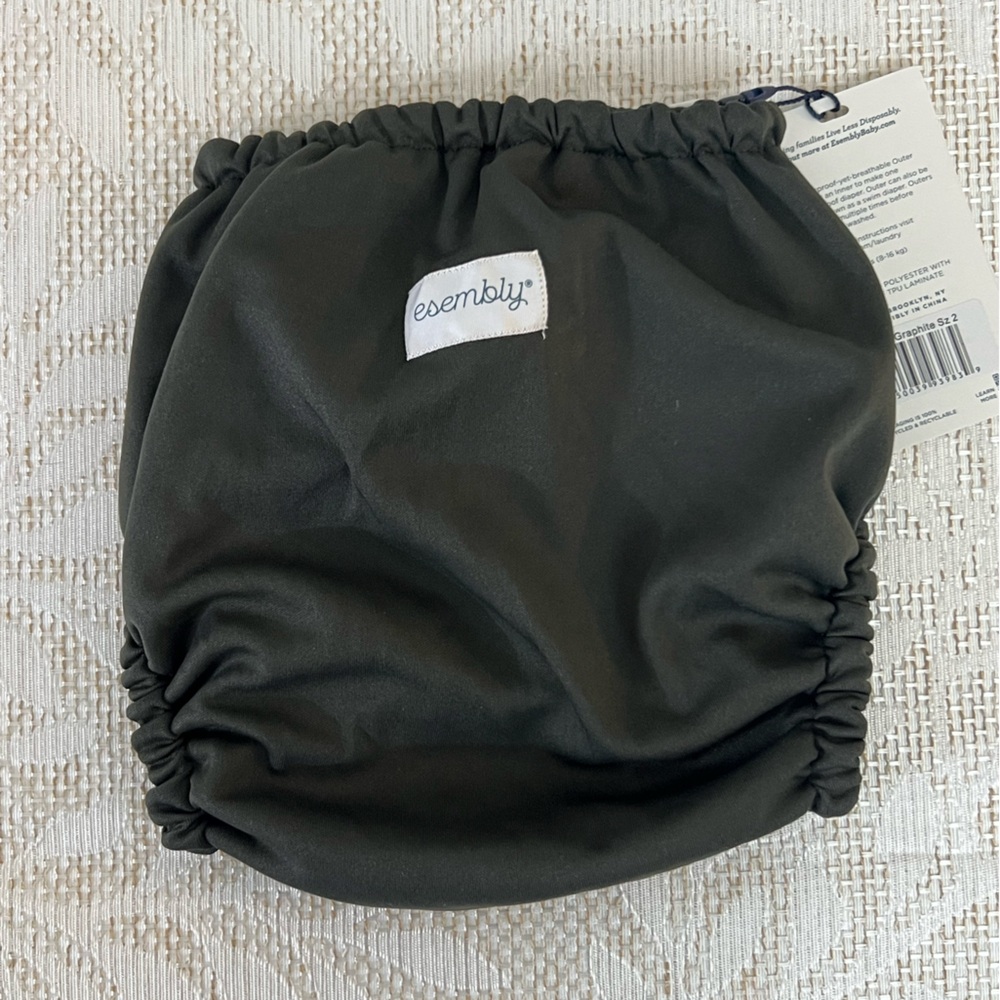 Outer Black Diaper Cover for Kids - Picture 3 of 4